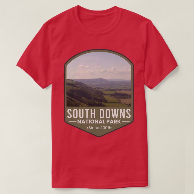 South Downs nationalpark 3 T Shirt (Design framsida)
