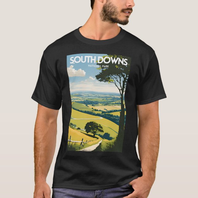 South Downs nationalpark T Shirt (Framsida)
