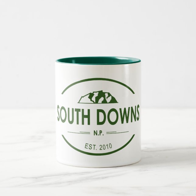 South Downs nationalpark Två-Tonad Mugg (Center)