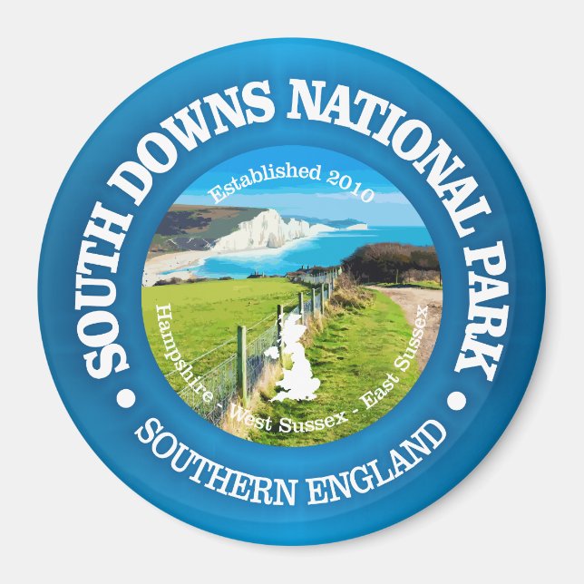 South Downs NP Magnet (Framsidan)