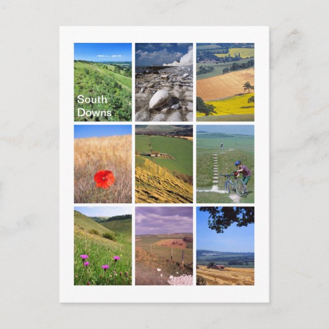 South Downs Vykort (Framsida)