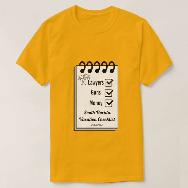 South Florida Vacation - A MisterP Shirt T Shirt (Design framsida)
