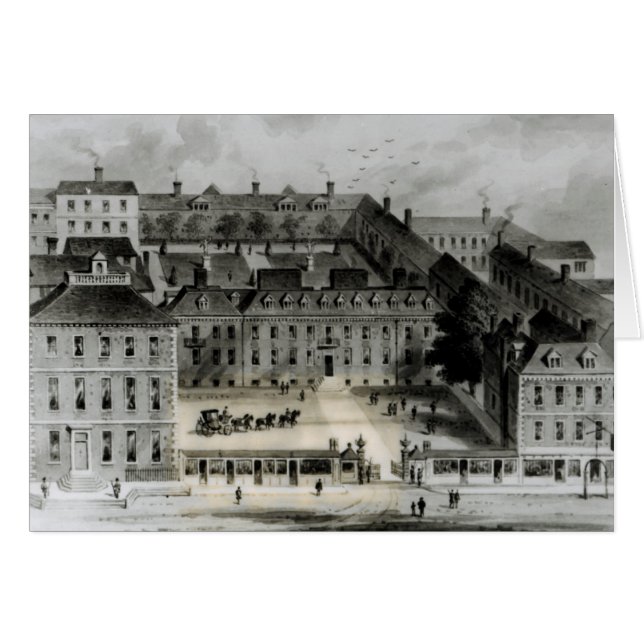 South Front of Leicester House, 1720 Hälsningskort (Framsidan Horizontal)