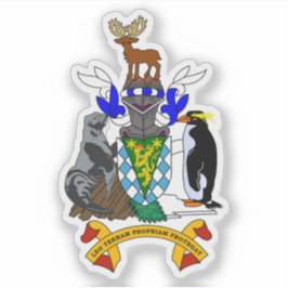 South Georgia & the South Sandwich Islands emblem Klistermärken