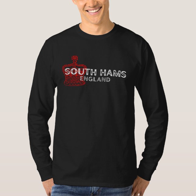SOUTH HAMS England Kronmärke T Shirt (Framsida)