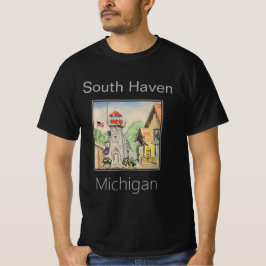 South Haven Lighthouse, Michigan T Shirt