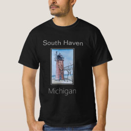 South Haven Lighthouse, Michigan T Shirt