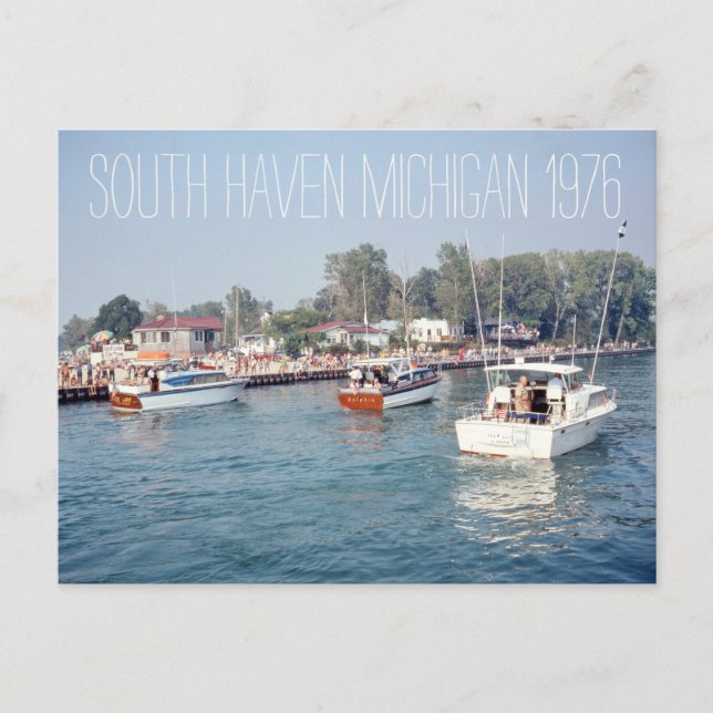 South Haven Michigan 1976 Vykort (Framsida)
