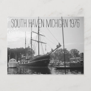 South Haven Michigan Tall Frakt 1976 Vykort