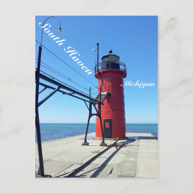 South Haven Michigan Vykort (Framsida)