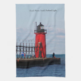 South Haven South Pierhead Light kökshandduk