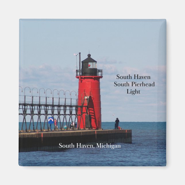 South Haven South Pierhead Light magnet (Framsidan)