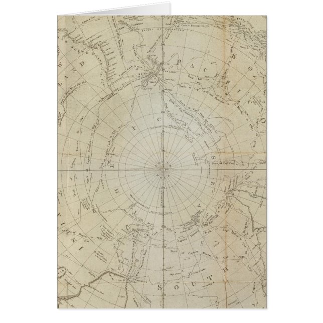 South Hemisphere Hälsningskort (Framsidan)
