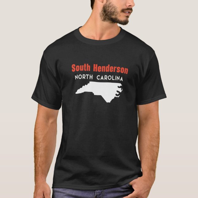South Henderson North Carolina USA T Shirt (Framsida)
