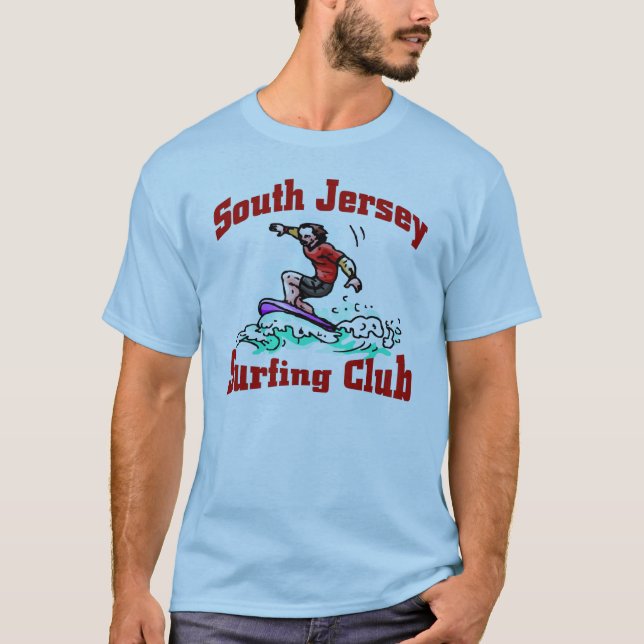 South Jersey Surfing Klubb Tee Shirt (Framsida)