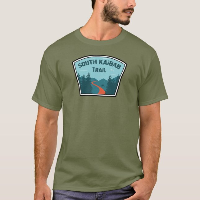 South Kaibab Trail Grand Canyon Arizona T Shirt (Framsida)
