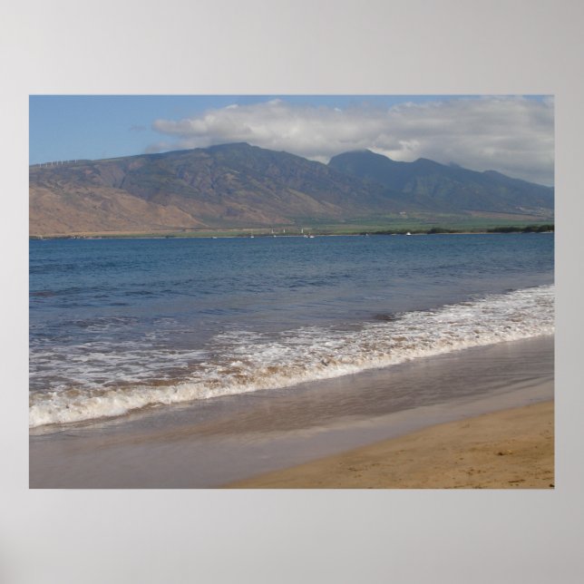 South Kihei, Maui, Hawaii Poster (Framsidan)