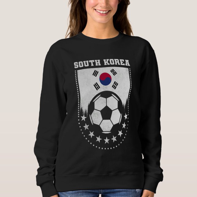South Korea Flag Soccer Fan T Shirt (Framsida)