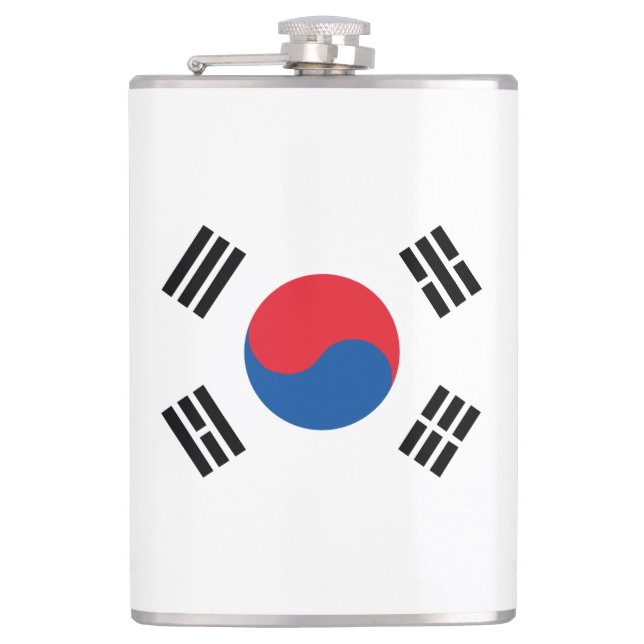 South Korea Flag Stainless Fickplunta (Framsidan)