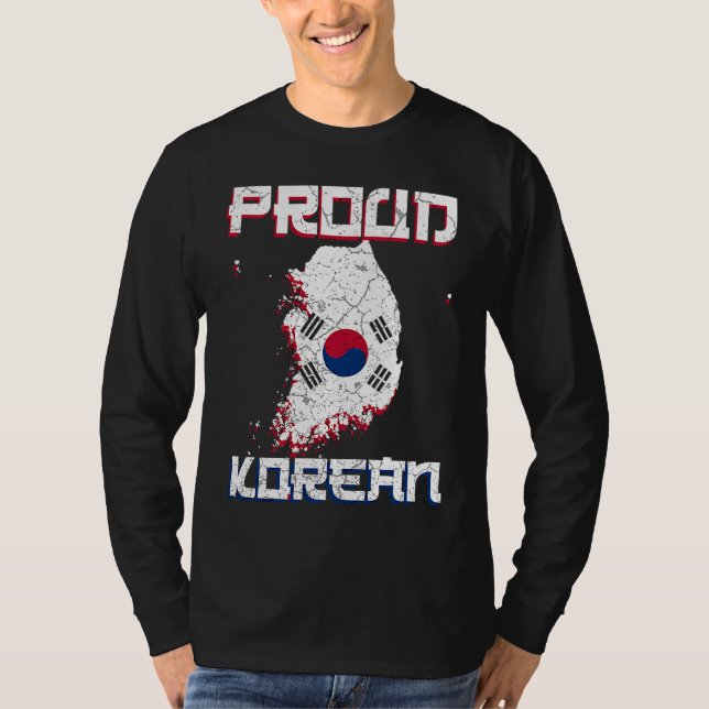 South Korea Korean Proud Seoul Busan Incheon Daegu T Shirt (Framsida)