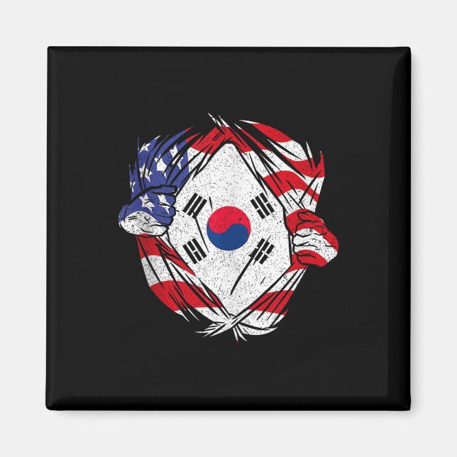 South Korea Love South Korea Pride Korean Patriot  Magnet (Framsidan)