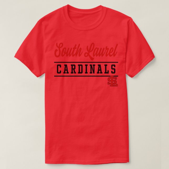 South Laurel High School Cardinals Pullover T Shirt (Design framsida)