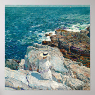 South Ledges, Appledore av Childe Hassam Poster