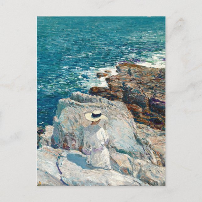 South Ledges, Appledore av Childe Hassam Vykort (Framsida)