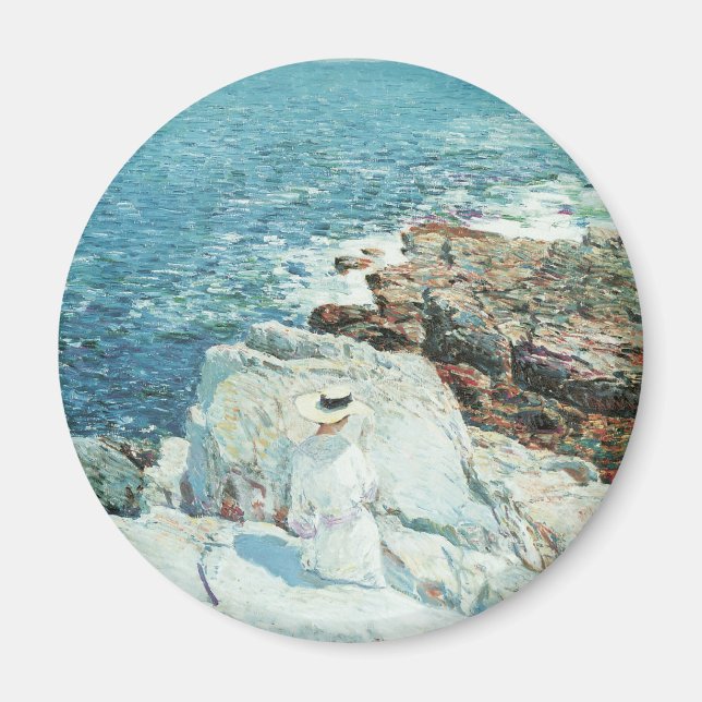 South Ledges, Appledore av Frederick Childe Hassam Magnet (Framsidan)