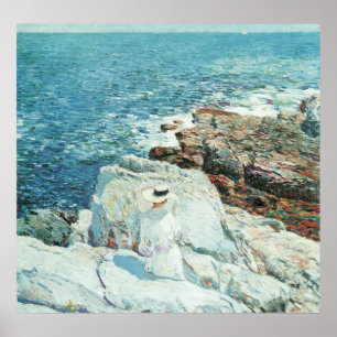 South Ledges, Appledore av Frederick Childe Hassam Poster