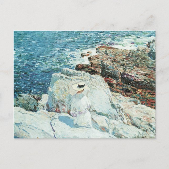 South Ledges, Appledore av Frederick Childe Hassam Vykort (Framsida)