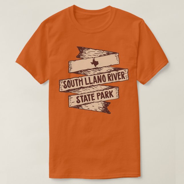 South Llano River State Park Texas TX Wilderness  T Shirt (Design framsida)