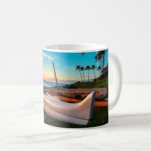 South Maui Beach vid Sunset Maui, Hawaii Kaffemugg