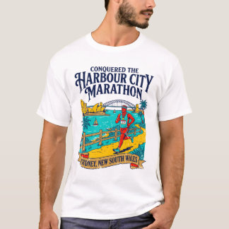 South New Erövrade Harbour City Marathon Sydn T Shirt