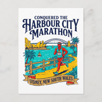 South New Erövrade Harbour City Marathon Sydn Vykort