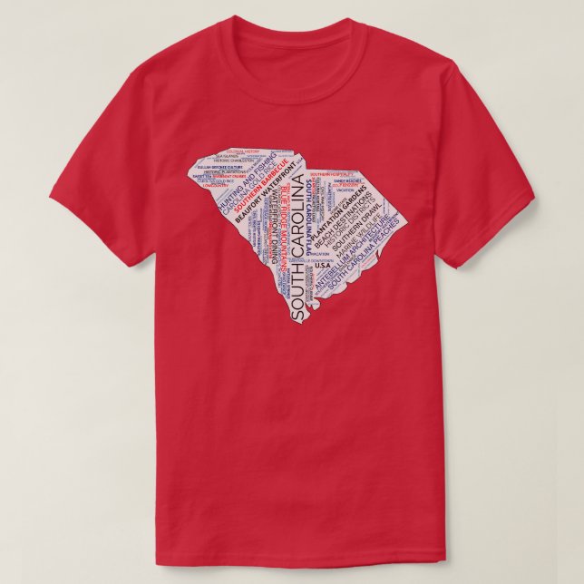 South olina Calling T Shirt (Design framsida)