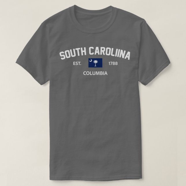 South olina Collegiate Preppy T Shirt (Design framsida)