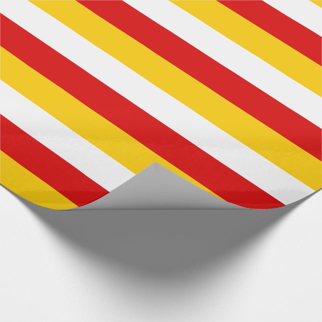 South Ossetia Flag Presentpapper (Hörn)