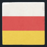 South Ossetia Flag Stenunderlägg<br><div class="desc">Patriotic flag of South Ossetia.</div>