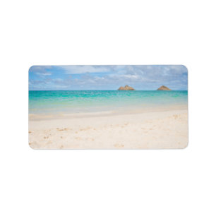 South Pacific etiketter Adressetikett