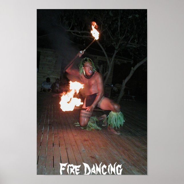 South Pacific Fire Dancer Poster (Framsidan)