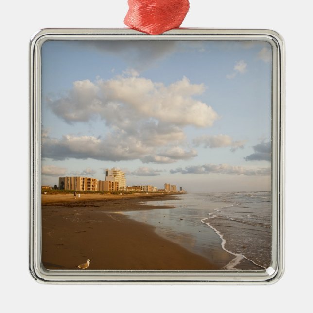 South Padre Island, Texas, USA resorthotell, Julgransprydnad Metall (Framsidan)