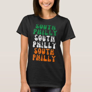 South Philly Irish Flagga Philadelphia Ireland Bro T Shirt