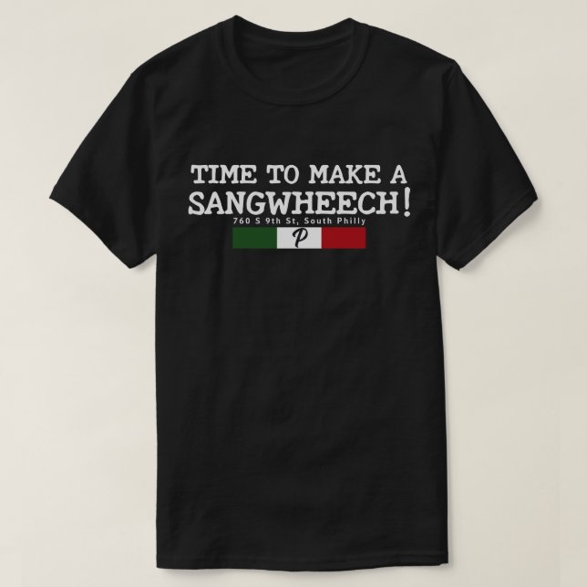 SOUTH PHILLY Italiensk Restaurang T Shirt (Design framsida)