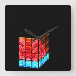 ~South Pointe Torn~ SOUTH POINTE TORN, CUSTOMIZE Fyrkantig Klocka