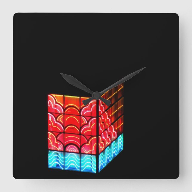 ~South Pointe Torn~ SOUTH POINTE TORN, CUSTOMIZE Fyrkantig Klocka (Framsida)