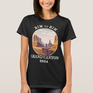 South Rim to North Rim Grand Canyon National Park T Shirt