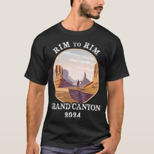 South Rim to North Rim Grand Canyon National Park T Shirt
