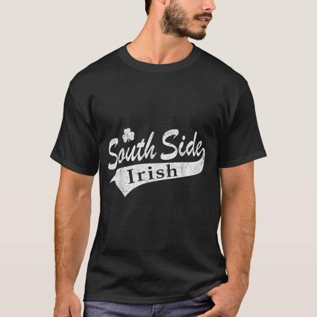 South Side Irish Chicago Southside Funny St Patric T Shirt (Framsida)
