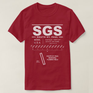South St Paul Municipal Airport Fleming Fält T Shirt